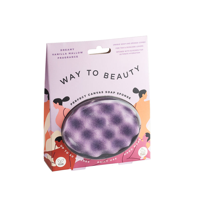 Way to Beauty | Perfect Canvas Soap Sponge - Vanilla Mallow
