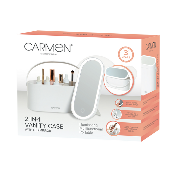 Carmen 2in1 Vanity Case White